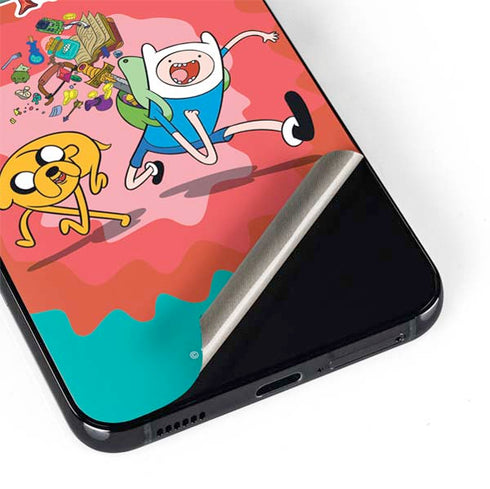 Adult Swim Adventure Time Jake and Finn Galaxy S22 Plus Skin